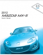 MAZDA MX-5 2012 OWNERS MANUAL